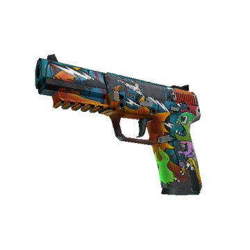 Five-SeveN | Angry Mob (Battle-Scarred)